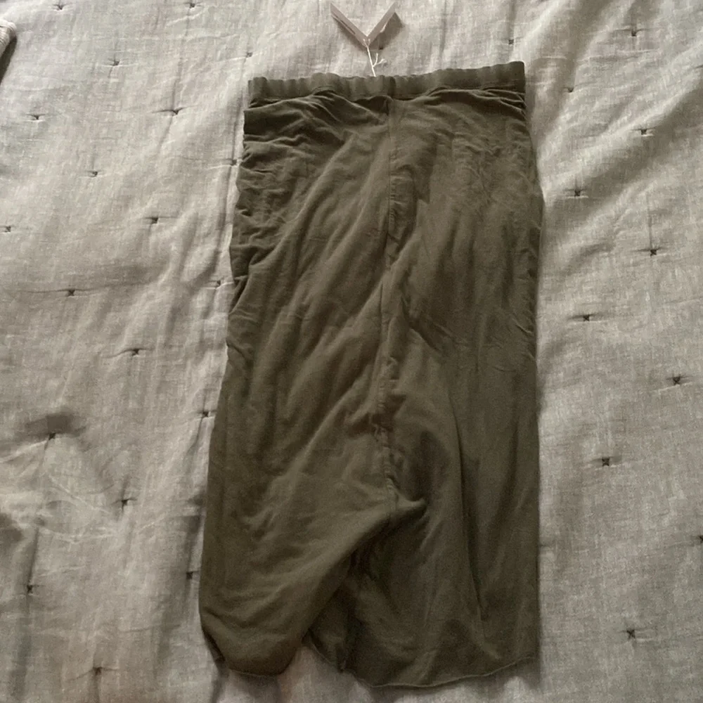 NWT James Perse khaki green cotton skirt size 3 fits L-XL - Picture 4 of 6